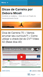 Mobile Screenshot of dicasdecarreira.com